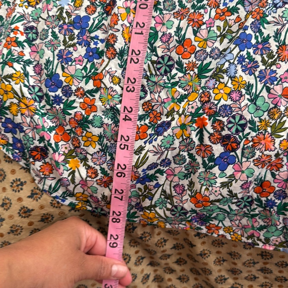 TALBOTS BUOYANT DITSY POPOVER sz 2X - Picture 8 of 10